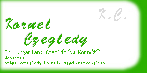 kornel czegledy business card